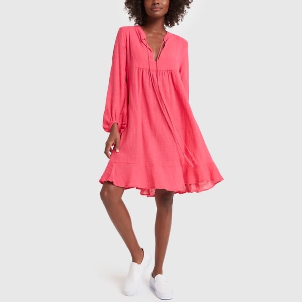 Fuchsia dress by Natalie Martin